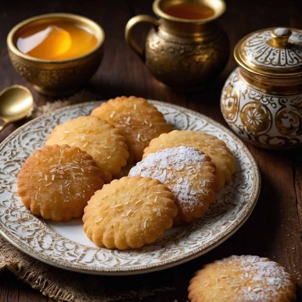 Hurmašice — syrup-soaked Bosnian honey semolina cookies, perfect with coffee